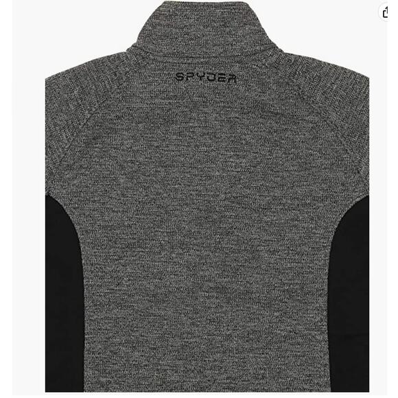 Spyder Men Outbound 1/4 CORE Sweater Polar Marble Size S - Picture 2 of 5